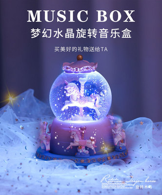 水晶旋轉(zhuǎn)木馬 回憶中的音樂盒與夢想之光